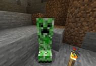 A creeper in a cave (Image via Mojang)